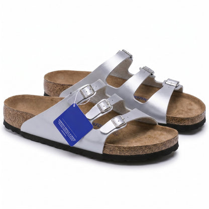 Birkenstock Three-Strap Comfort Footbed Slide Sandal - Florida