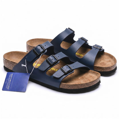 Birkenstock Three-Strap Comfort Footbed Slide Sandal - Florida