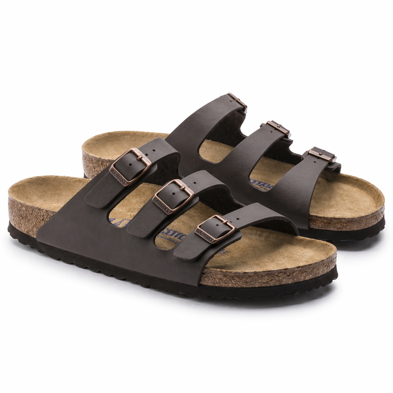 Birkenstock Three-Strap Comfort Footbed Slide Sandal - Florida