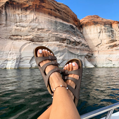 Birkenstock Three-Strap Comfort Footbed Slide Sandal - Florida