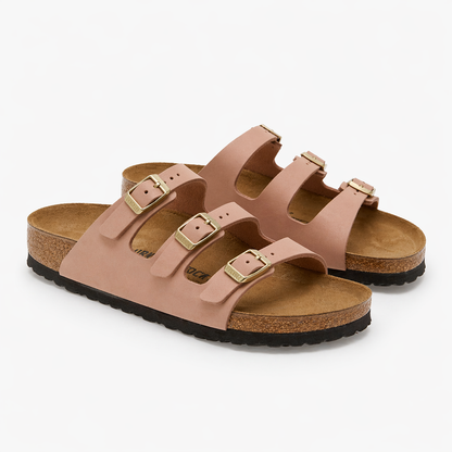 Birkenstock Three-Strap Comfort Footbed Slide Sandal - Florida