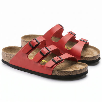 Birkenstock Three-Strap Comfort Footbed Slide Sandal - Florida