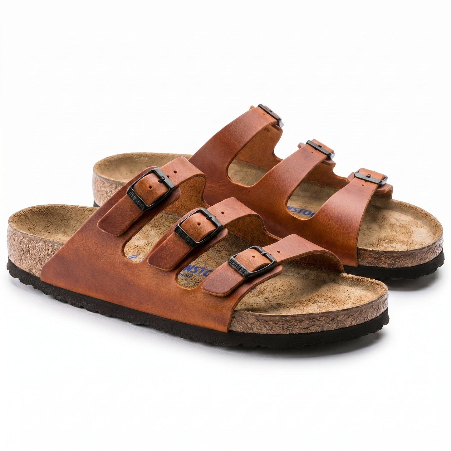 Birkenstock Three-Strap Comfort Footbed Slide Sandal - Florida